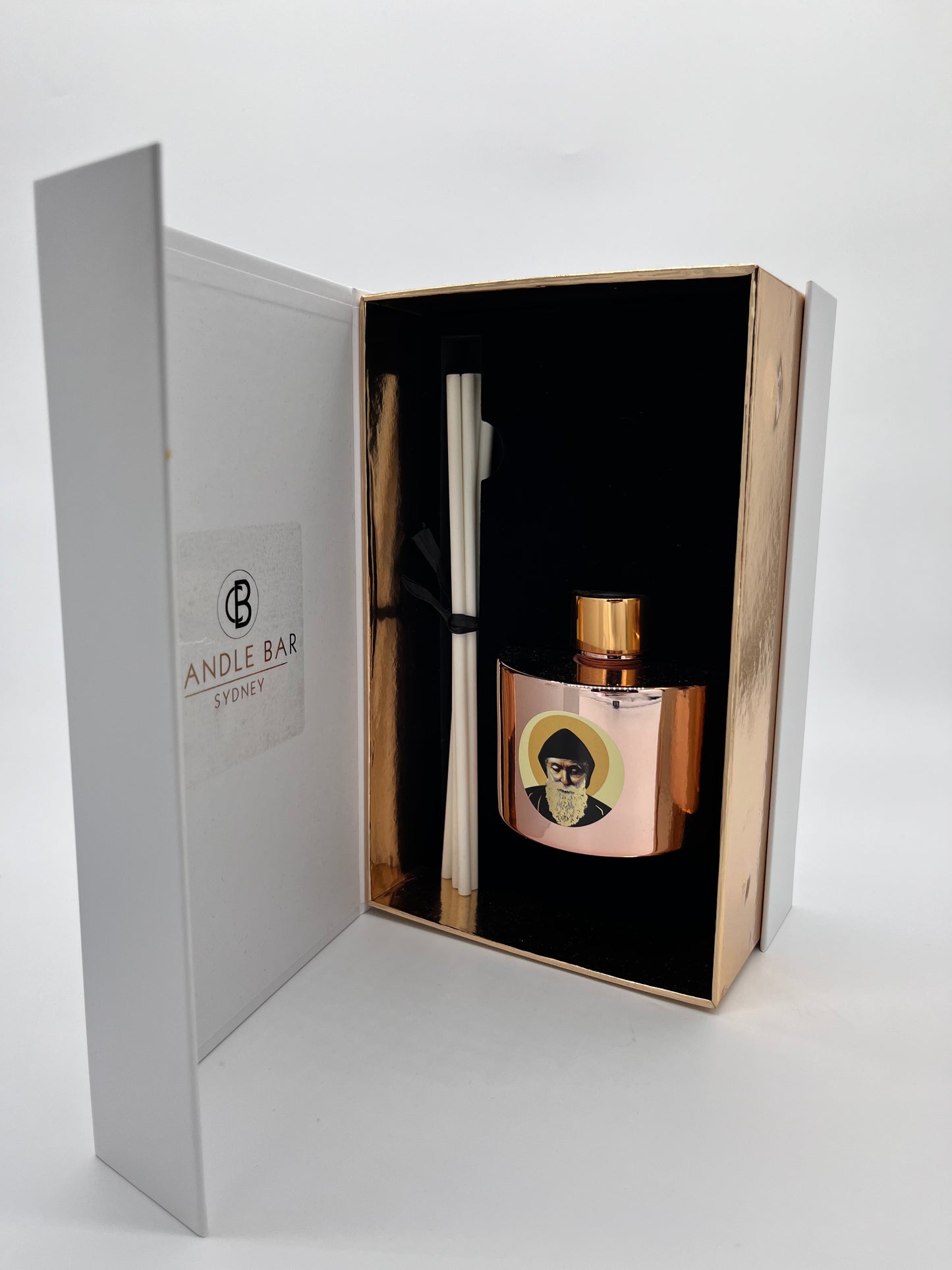 St Charbel Rose Gold Reed Gift Box Set