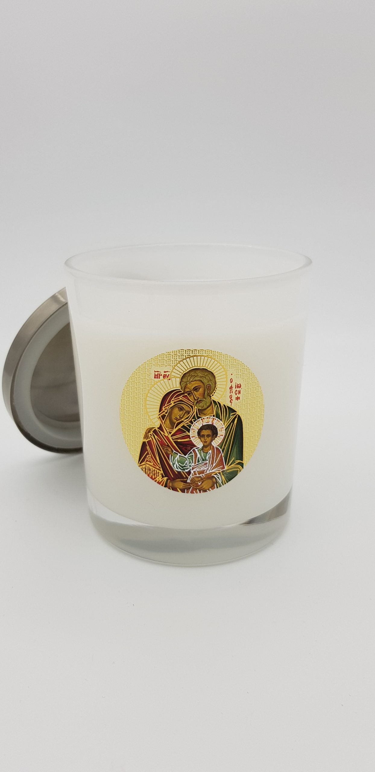 Large White Icon Oxford Candle