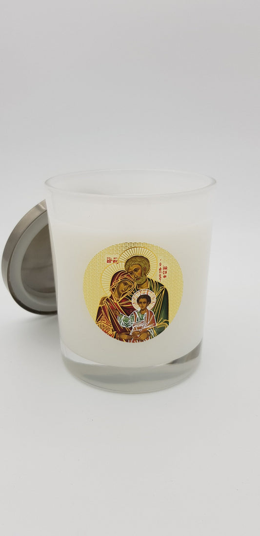 Large White Icon Oxford Candle
